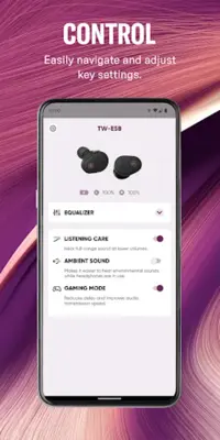 Headphone Control android App screenshot 2